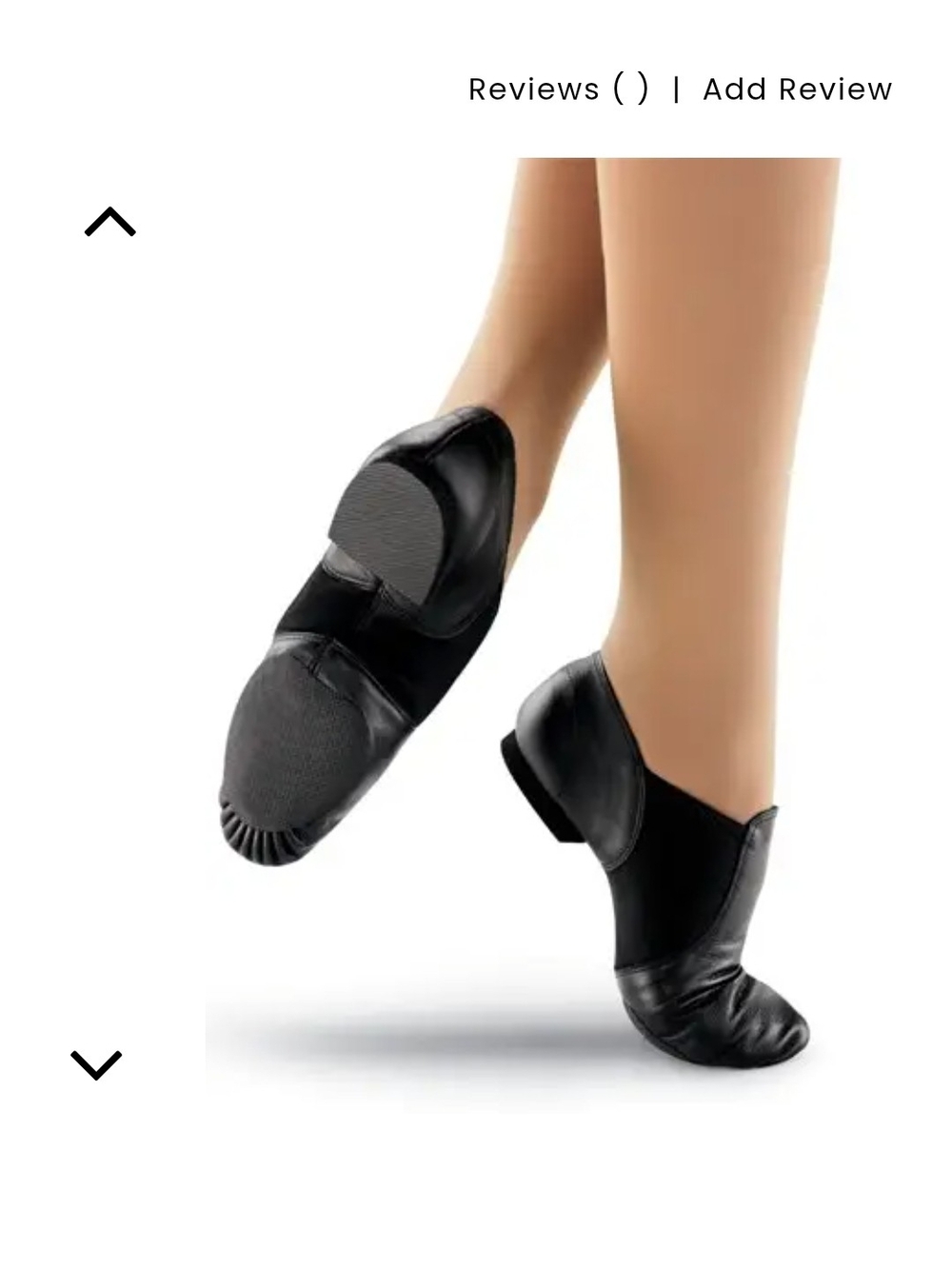 Capezio Leather Black Split-Sole Jazz/Character Dance Shoes